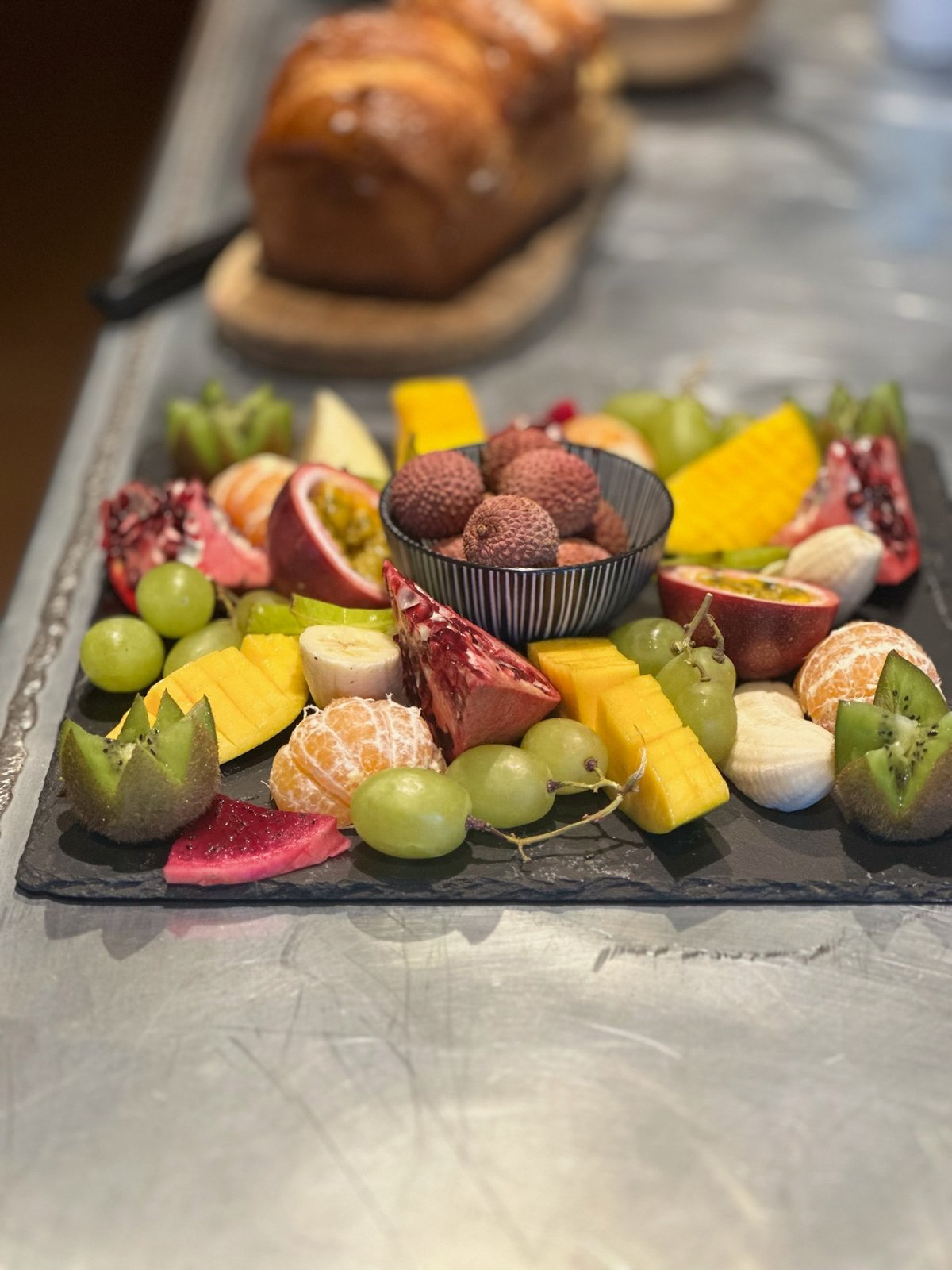 Petit-déjeuner — plateau de fruits